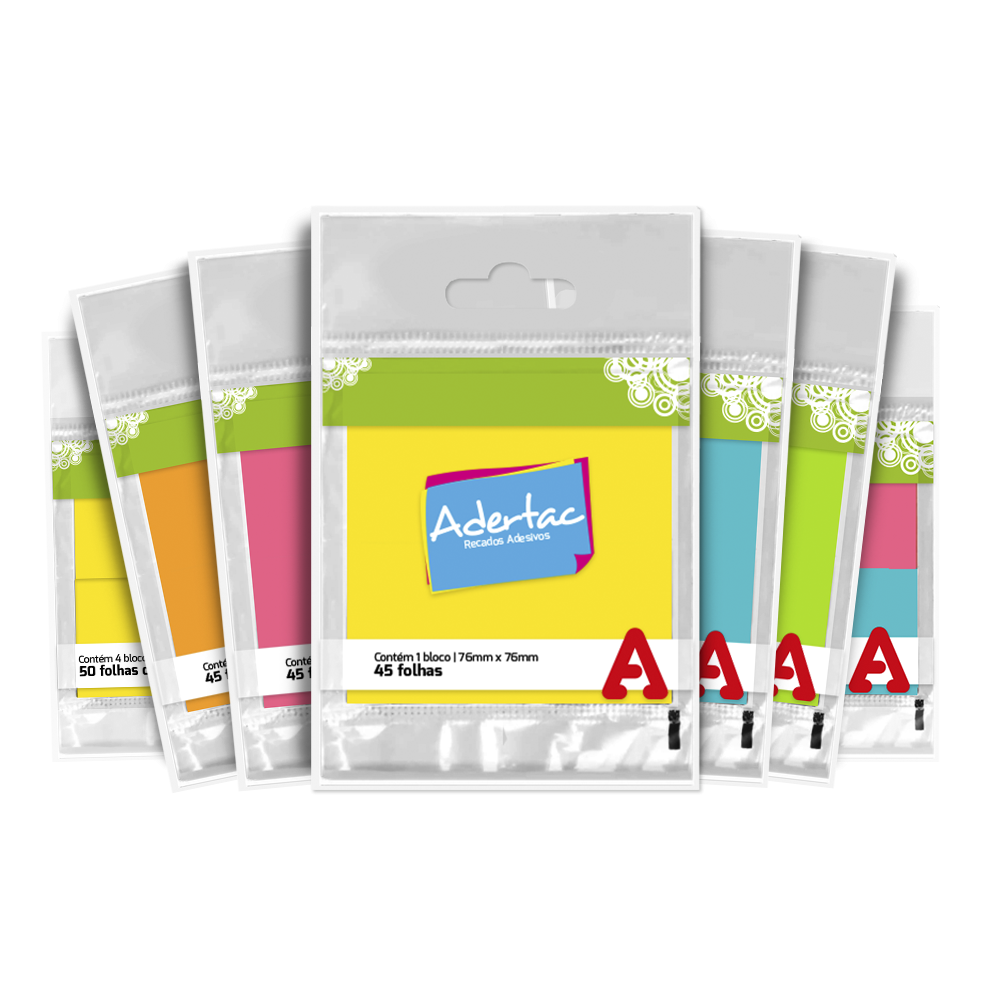 ADERTAC - Bloques adhesivos reposicionables