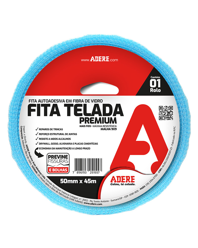 Fita Adesiva Telada Azul Premium