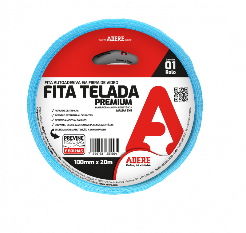 Fita Adesiva Telada Azul Premium