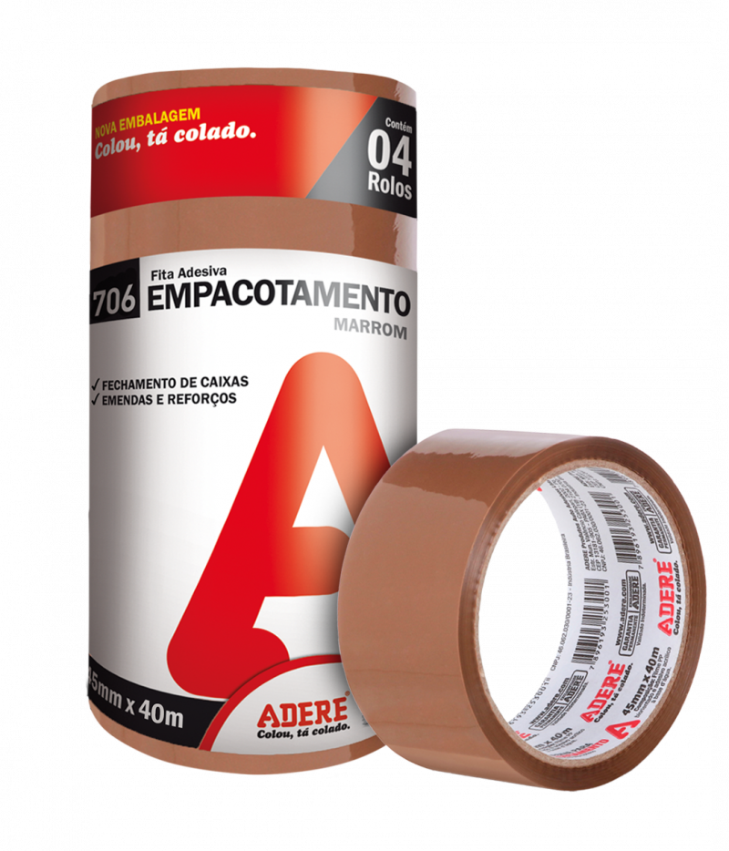 Fita para Empacotamento Marrom 706